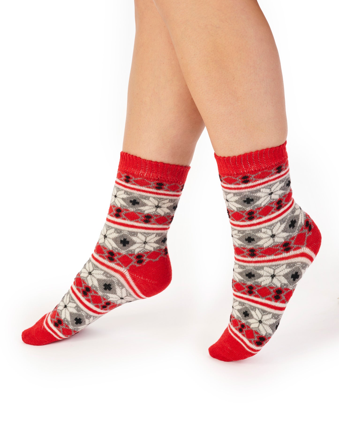 Snowflake Pattern Bedsock BS187