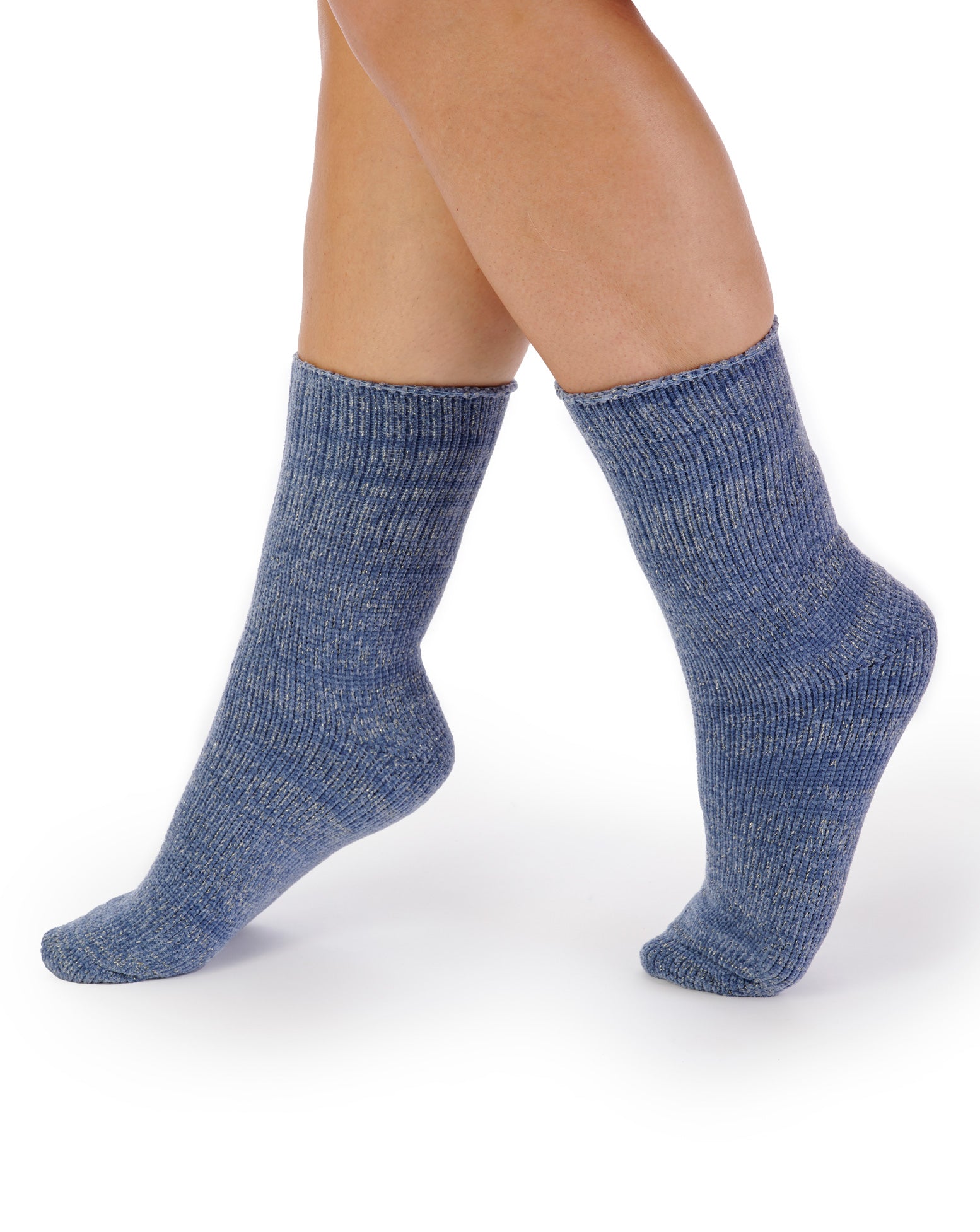 Chenille Lurex Bedsock BS189