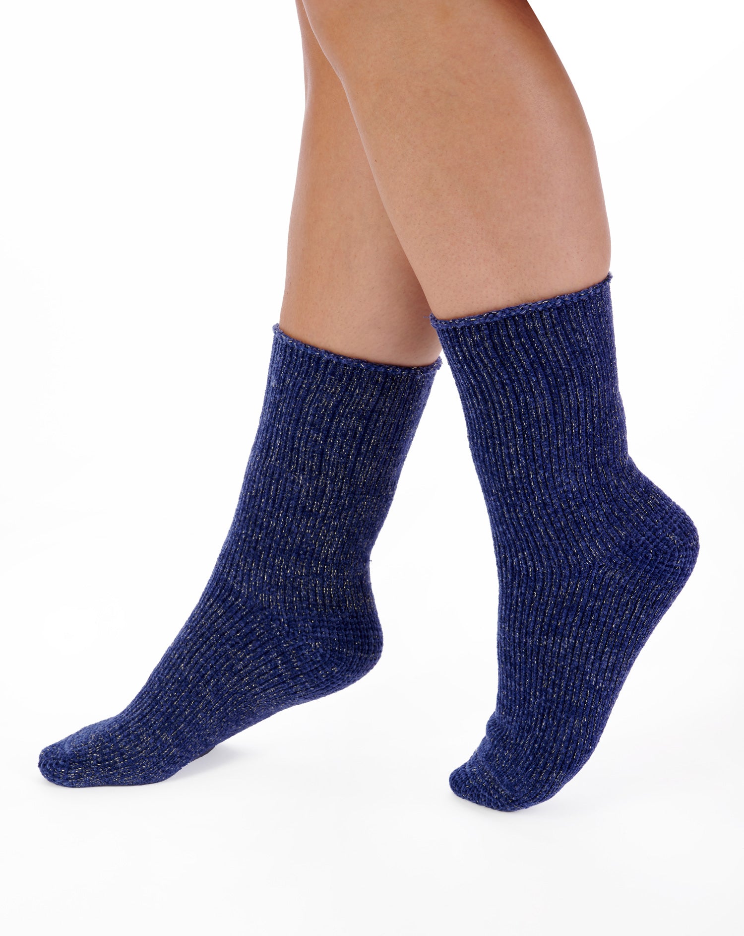 Chenille Lurex Bedsock BS189