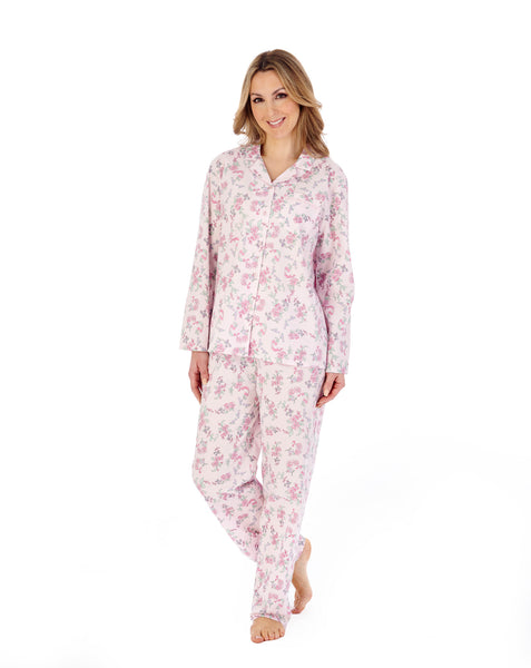 Floral Print Woven Cotton Tailored Pyjama Set PJ04202 – Slenderella