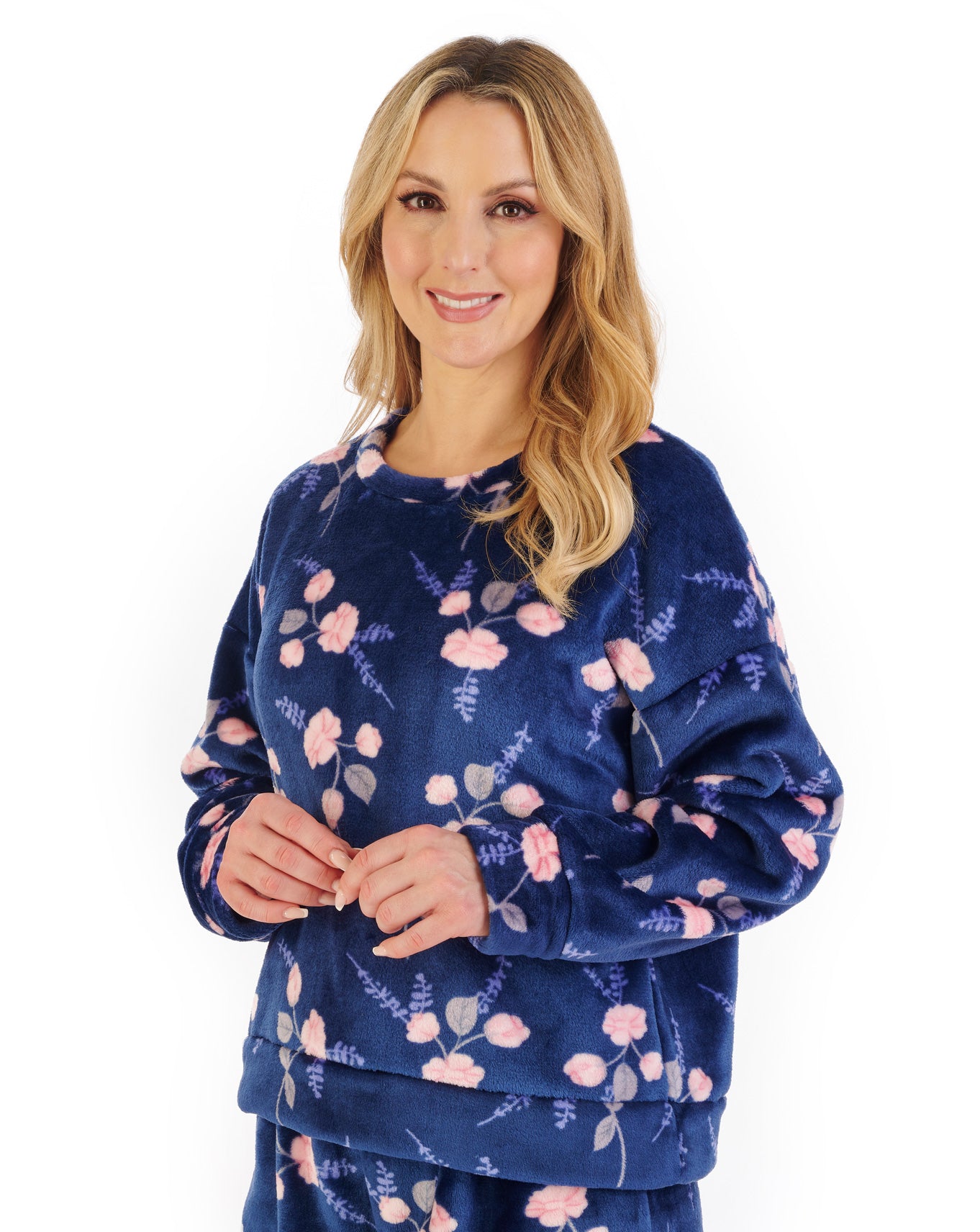 Floral Flannel Fleece Pyjama PJ06314